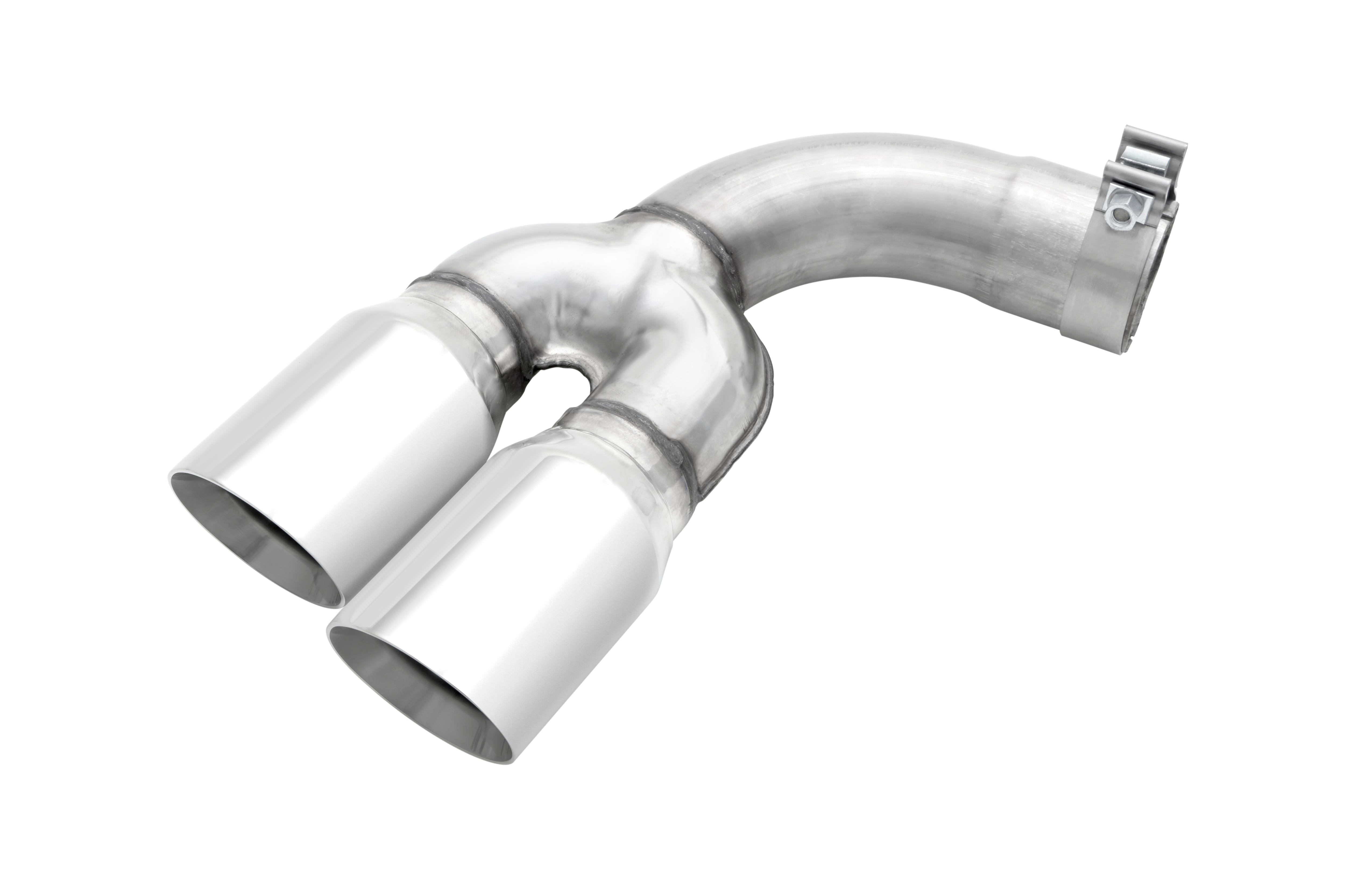 3.0L Polished Stainless Steel Dual-Outlet Exhaust Tip
