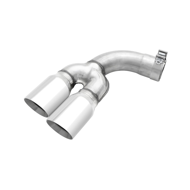 3.0L Polished Stainless Steel Dual-Outlet Exhaust Tip