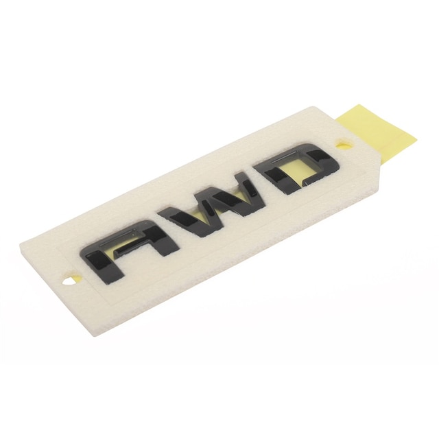 GM Genuine Parts Black Tailgate Transmission Name Plate