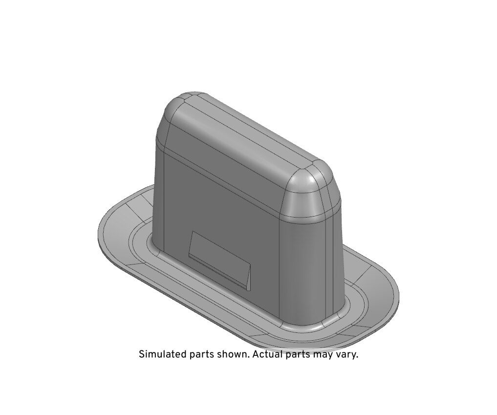 GM Genuine Parts Back Body Opening Frame Side Filler Upper Panel Hole Plug