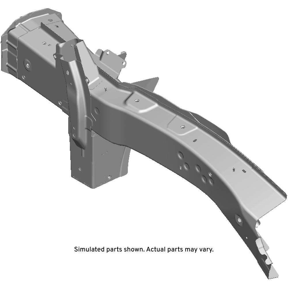 GM Genuine Parts Passenger Side Front Compartment Side Rail