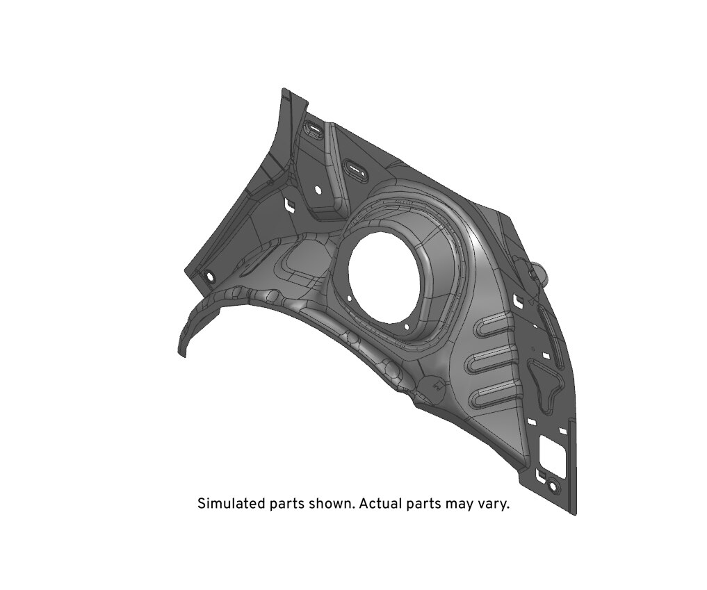 GM Genuine Parts Driver Side Quarter Inner Lower Panel