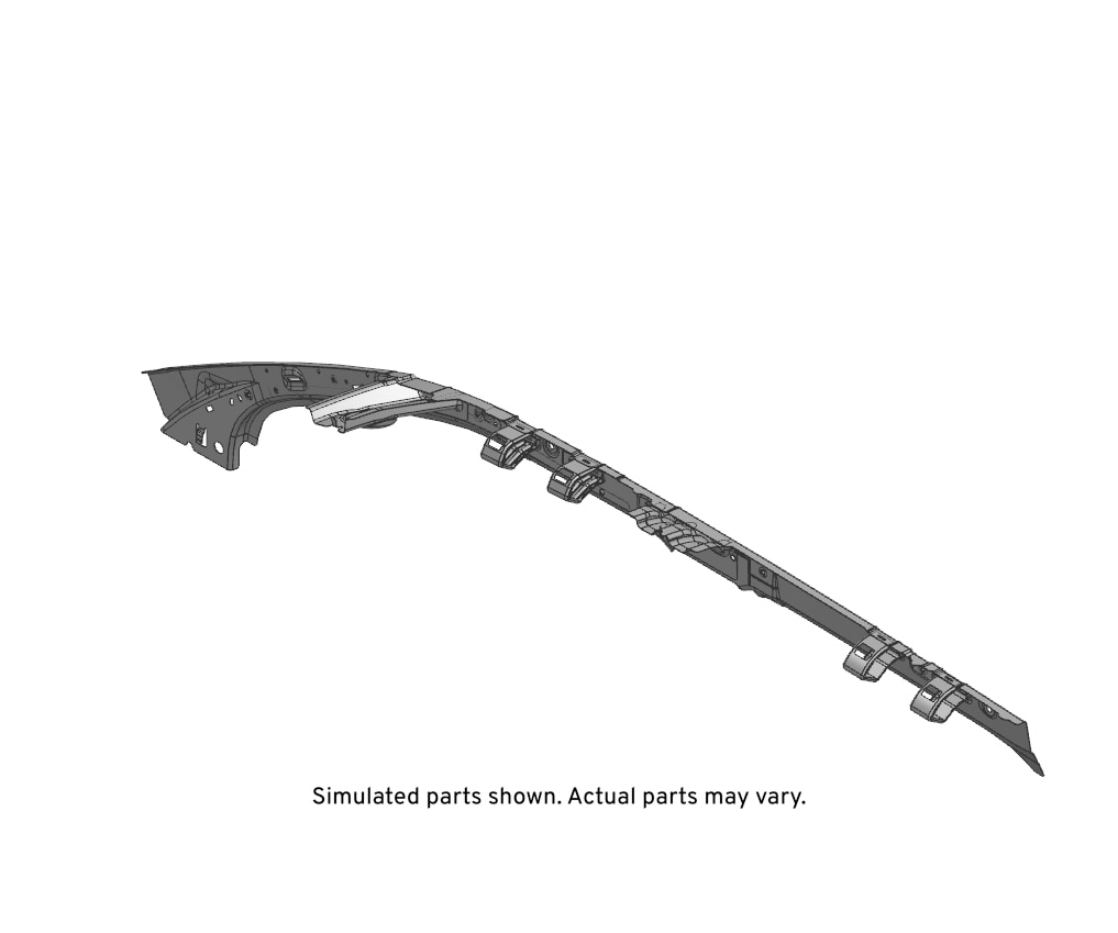 GM Genuine Parts Passenger Side Roof Side Rail