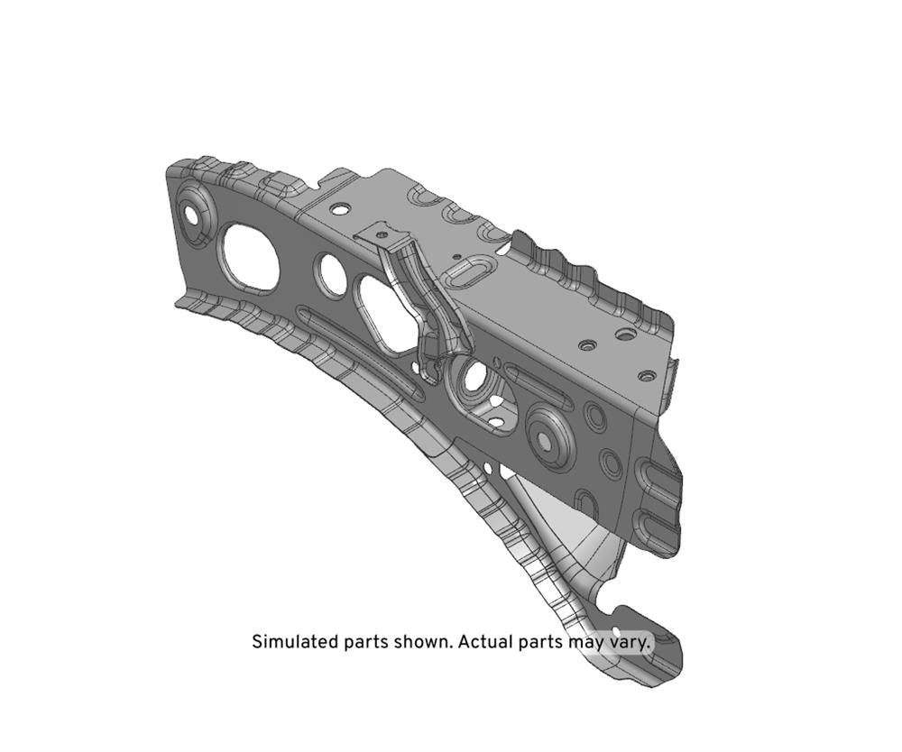 GM Genuine Parts Driver Side Fender Rail