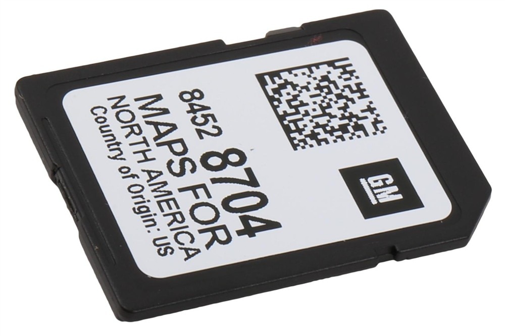 GM Genuine Parts Navigation Data Card