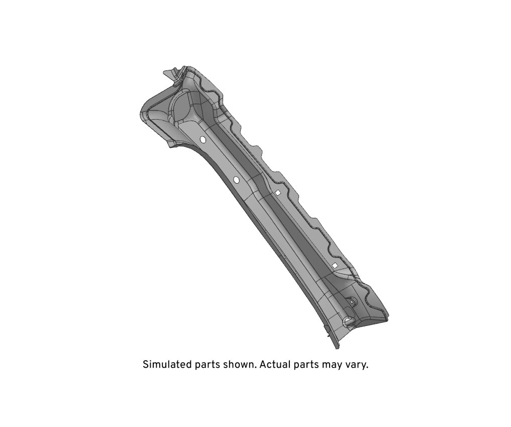 GM Genuine Parts Driver Side Quarter Panel Gutter