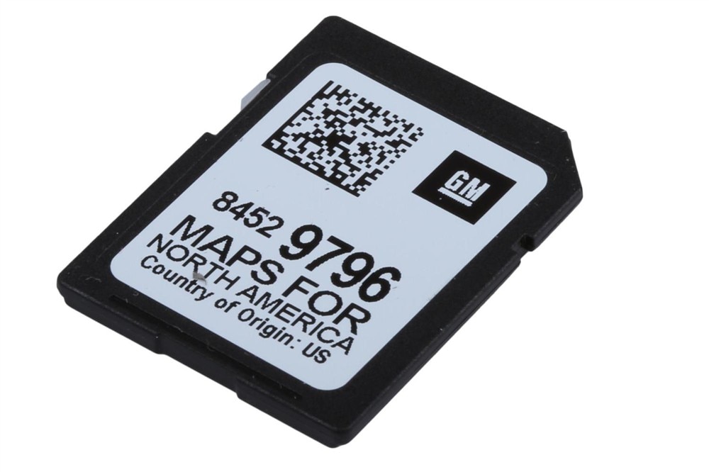 GM Genuine Parts Navigation Data Card