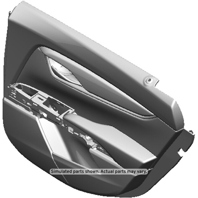 GM Genuine Parts Jet Black Driver Side Door Interior Trim Panel