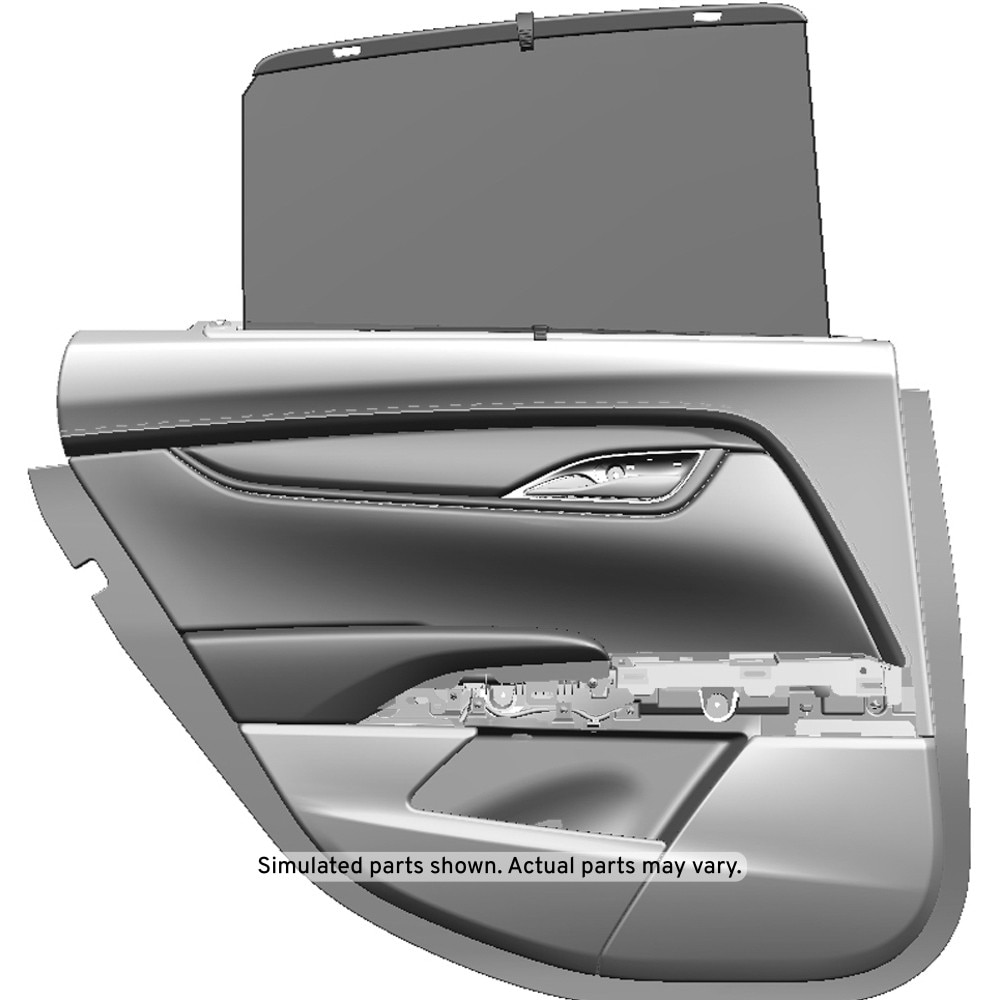 GM Genuine Parts Shale Rear Driver Side Door Trim