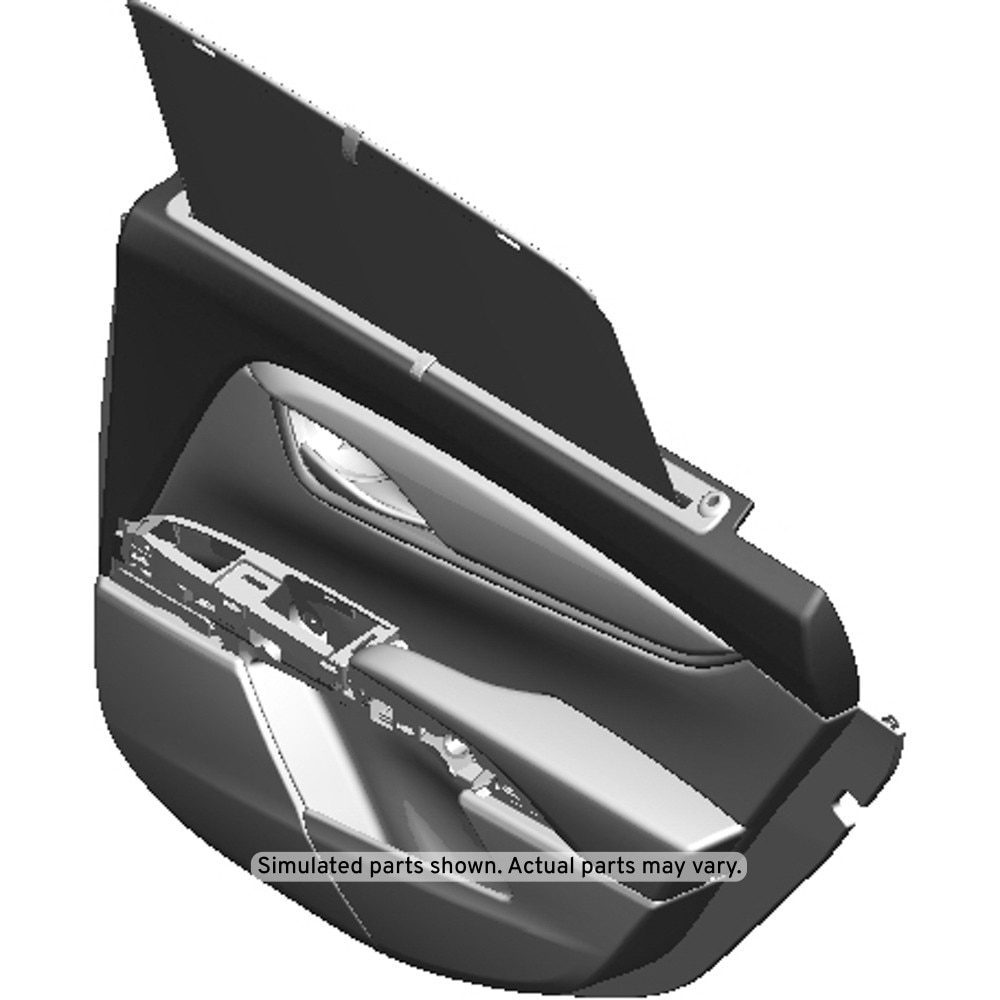 GM Genuine Parts Shale Rear Passenger Side Door Trim