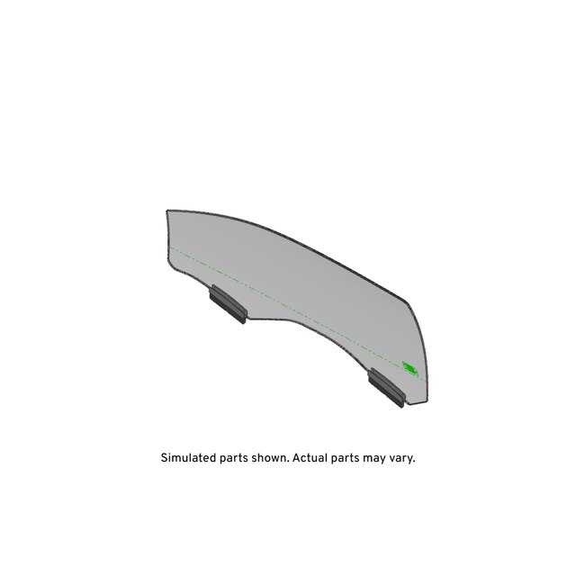 GM Genuine Parts Front Passenger Side Door Window
