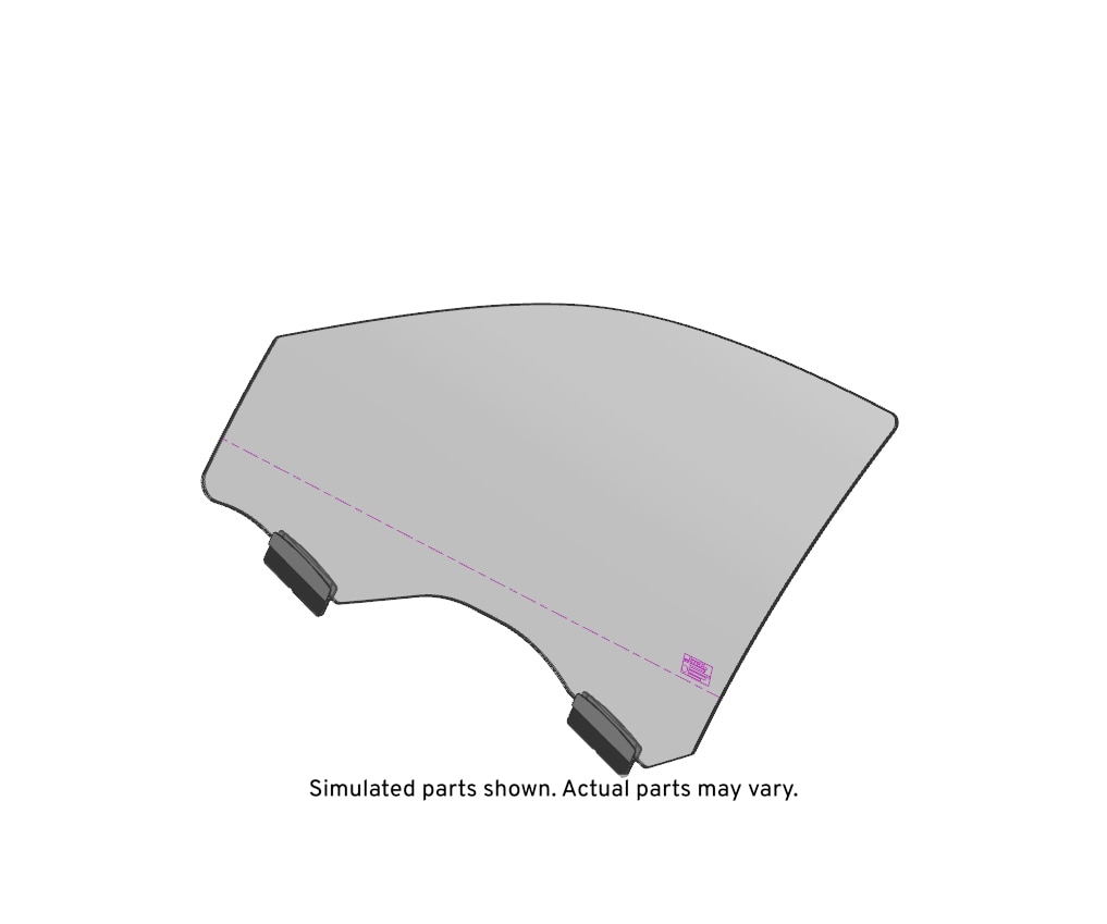 GM Genuine Parts Front Driver Side Door Window