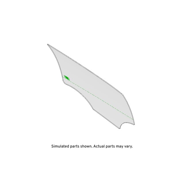 GM Genuine Parts Rear Passenger Side Door Window