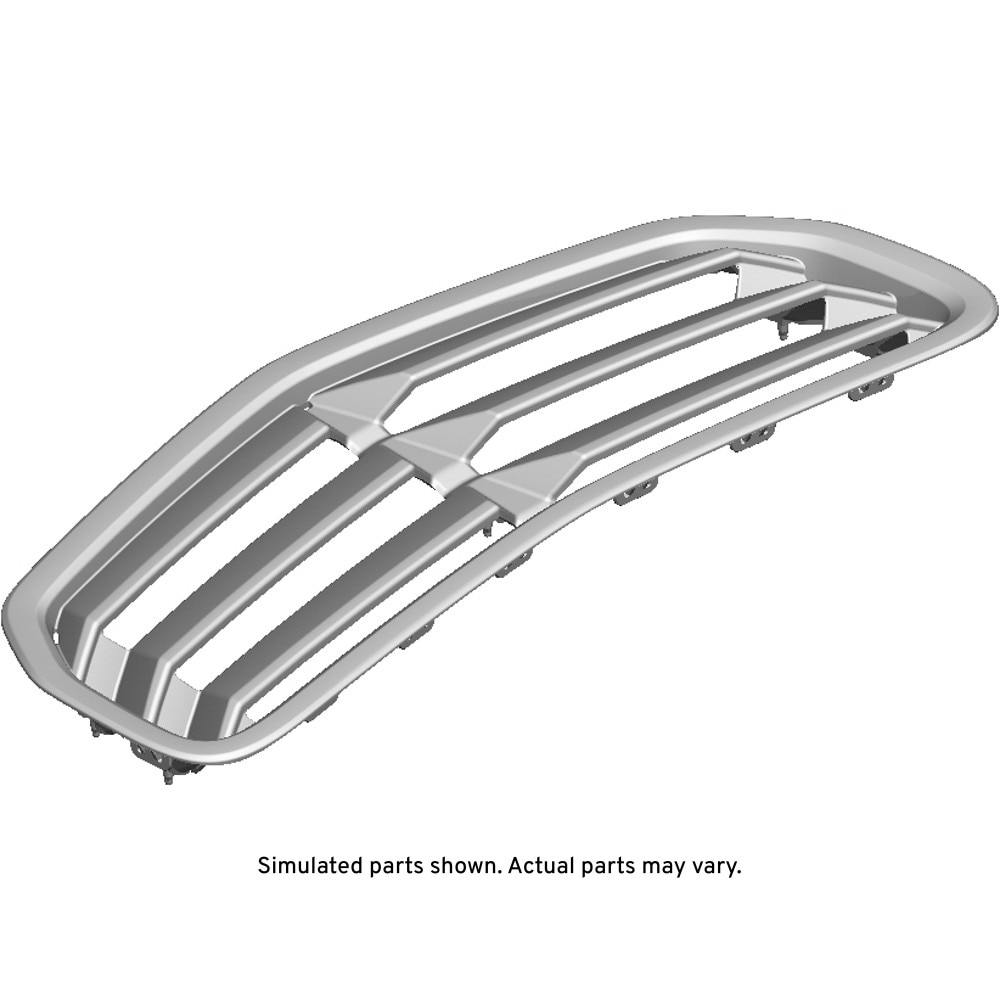 GM Genuine Parts Black Hood Air Scoop