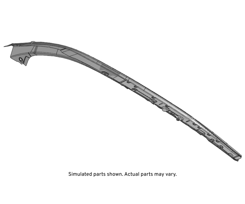 GM Genuine Parts Passenger Side Roof Outer Side Rail