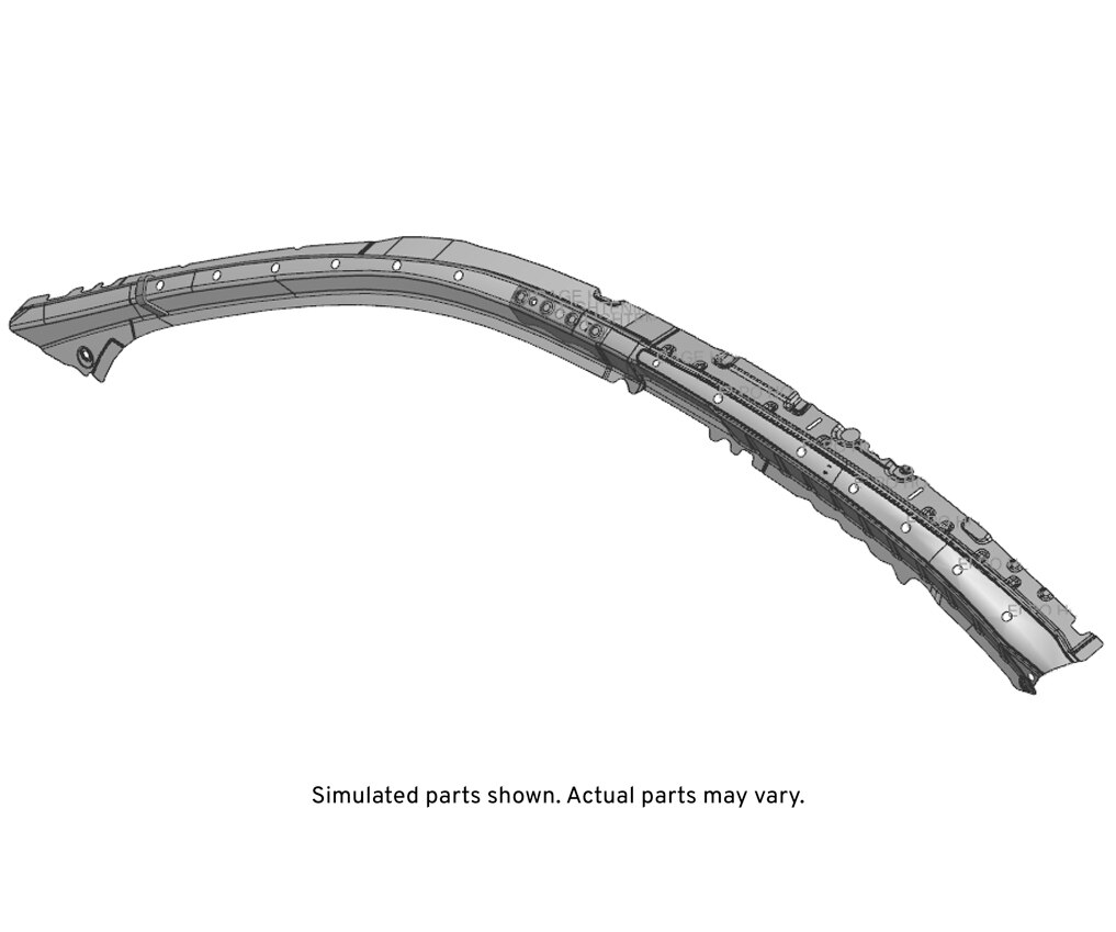 GM Genuine Parts Driver Side Roof Outer Side Rail
