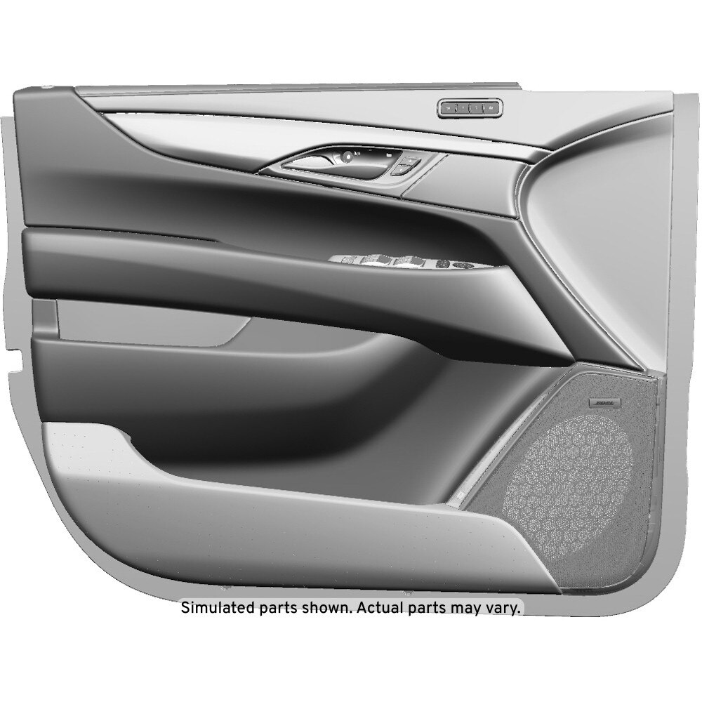 GM Genuine Parts Maple Sugar Front Driver Side Door Trim