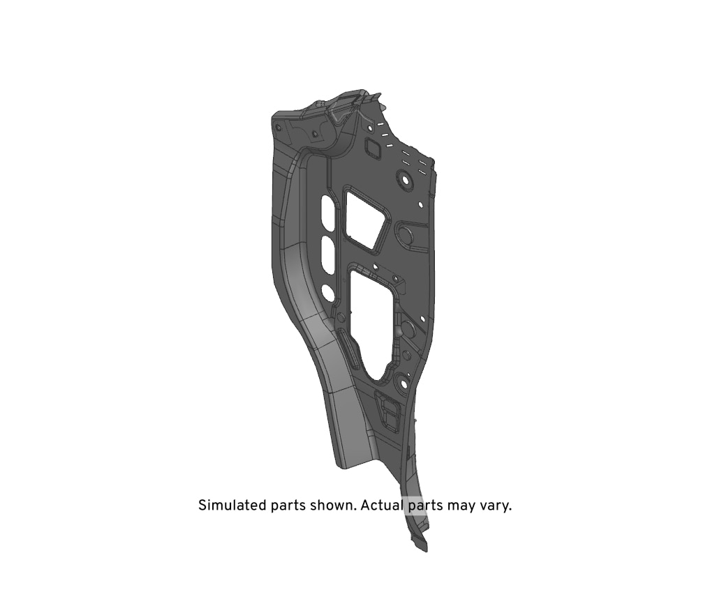 GM Genuine Parts Driver Side Body Hinge Pillar Inner Panel