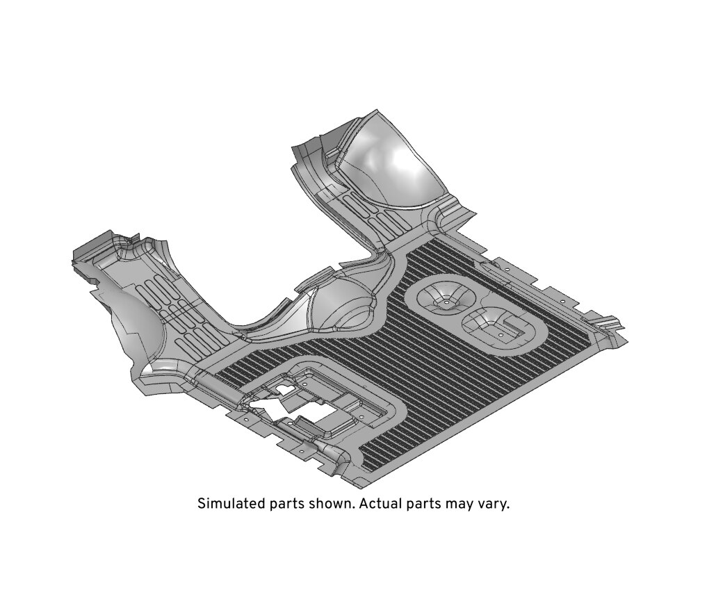 GM Genuine Parts Front Floor Panel Mat
