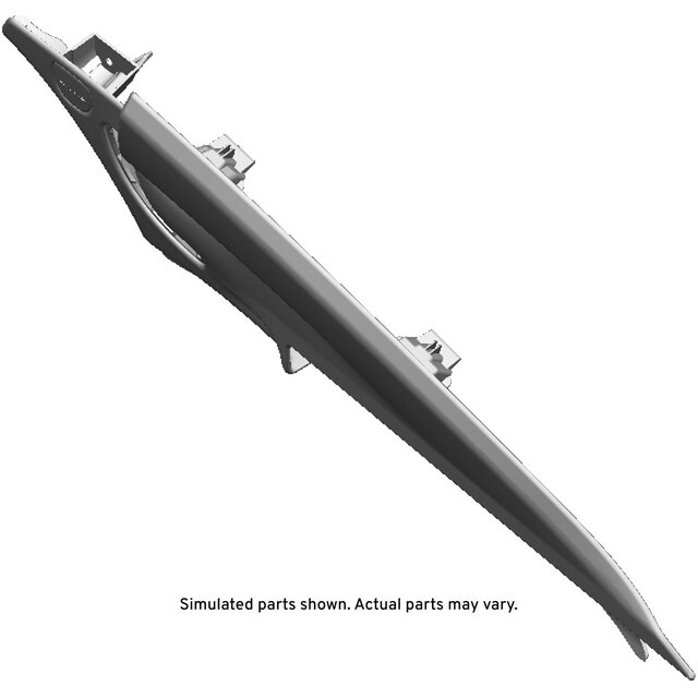 GM Genuine Parts Black Passenger Side Quarter Upper Trim Panel