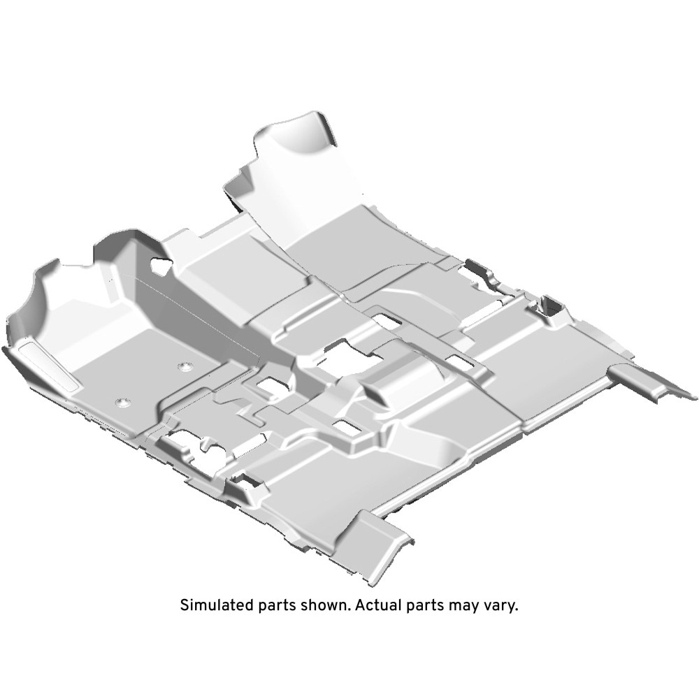 GM Genuine Parts Black Front Floor Panel Carpet