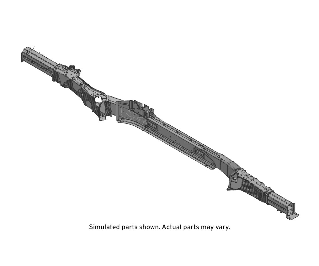GM Genuine Parts Passenger Side Underbody Rear Side Rail