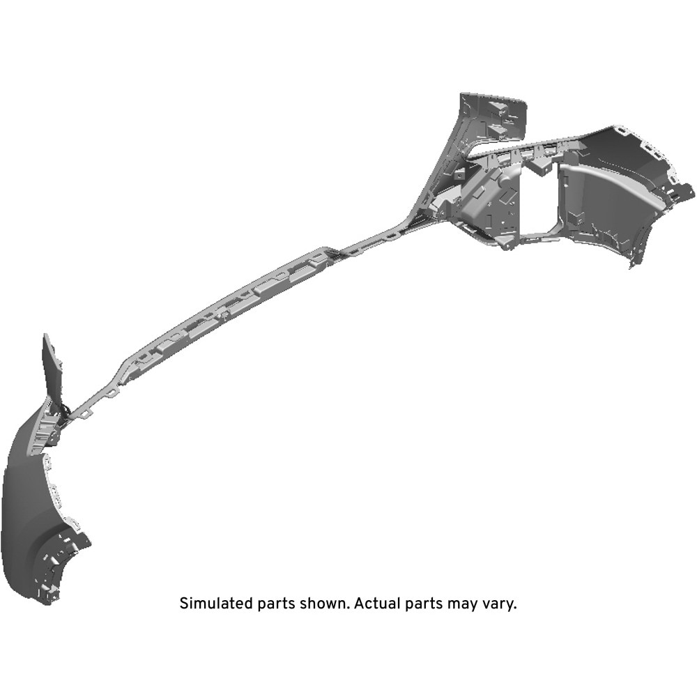 GM Genuine Parts Front Bumper Upper Fascia