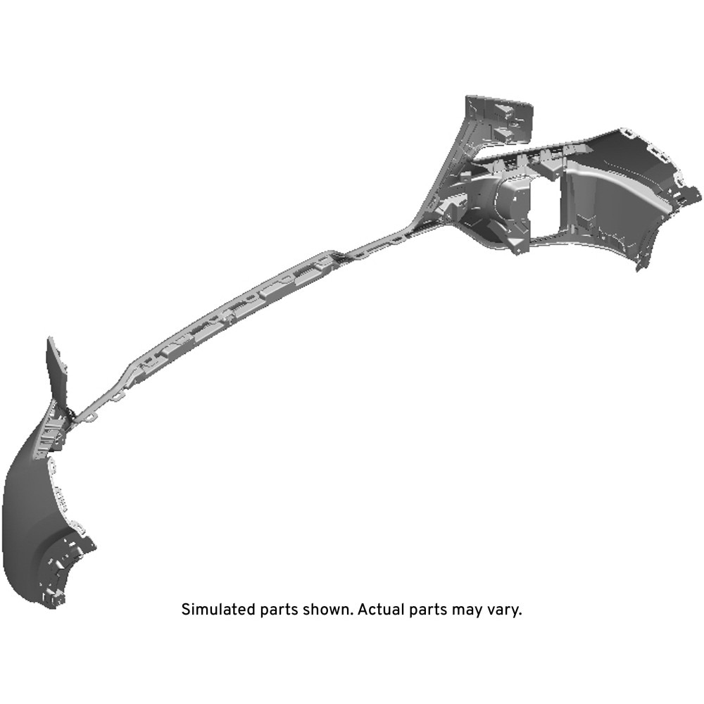 GM Genuine Parts Front Bumper Upper Fascia