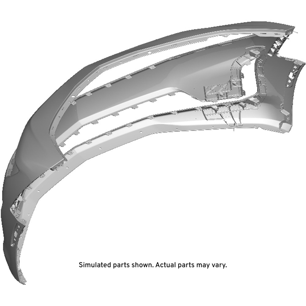 GM Genuine Parts Primed Front Bumper Fascia Package