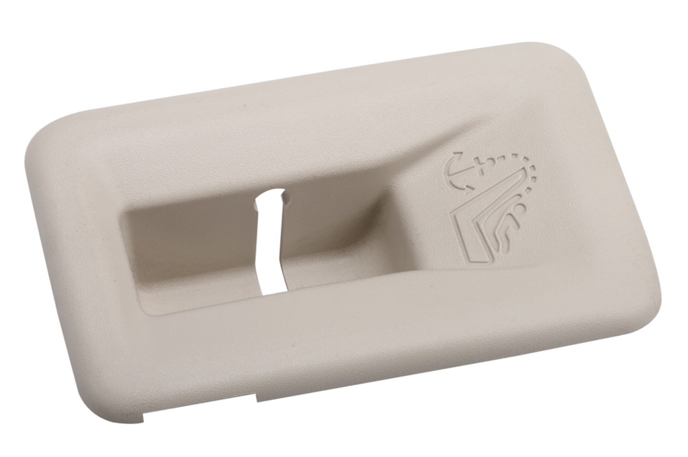 GM Genuine Parts Beige Rear Seat Anchor Plate Bezel