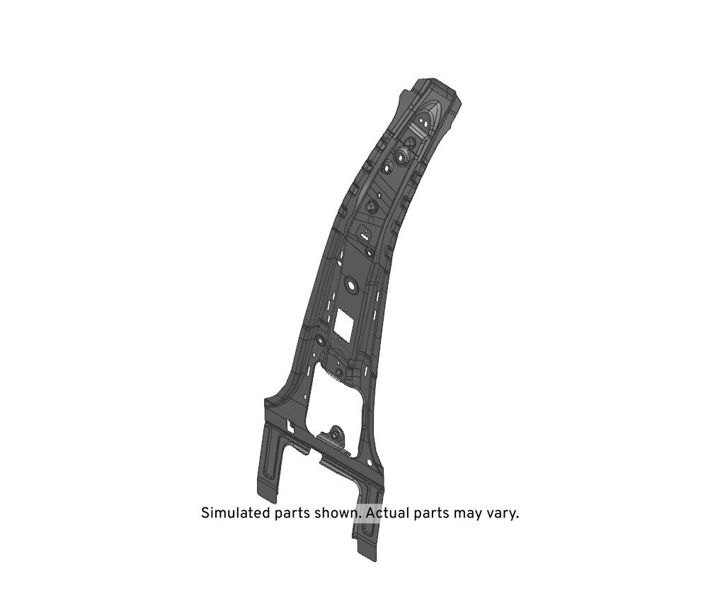 GM Genuine Parts Driver Side Center Pillar Inner Panel