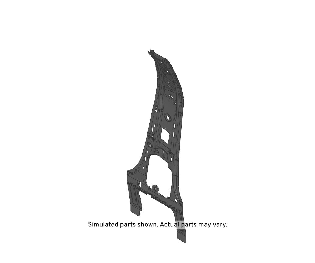 GM Genuine Parts Passenger Side Center Pillar Inner Panel