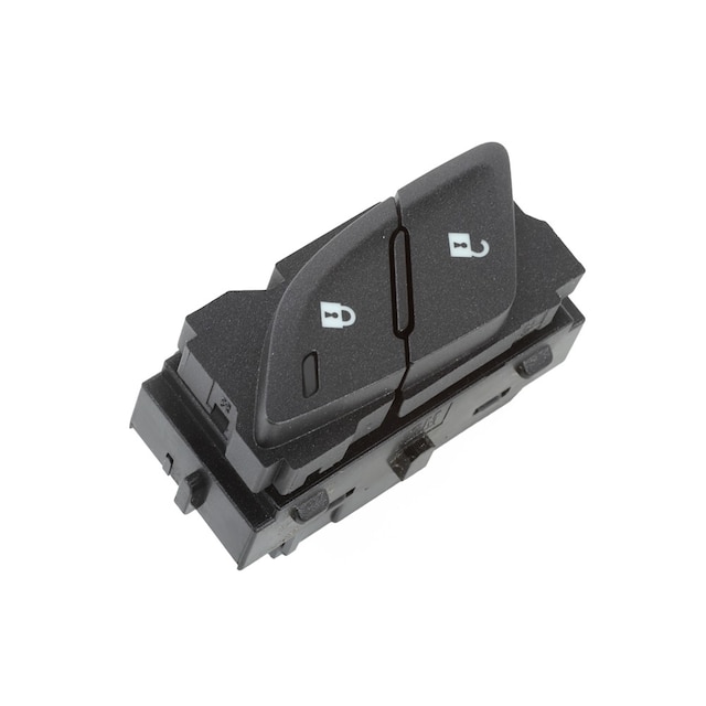GM Genuine Parts Black Carbon Passenger Side Door Lock Switch (Programming Required)