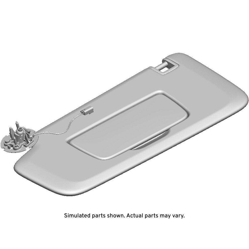 GM Genuine Parts Black Driver Side Sunshade