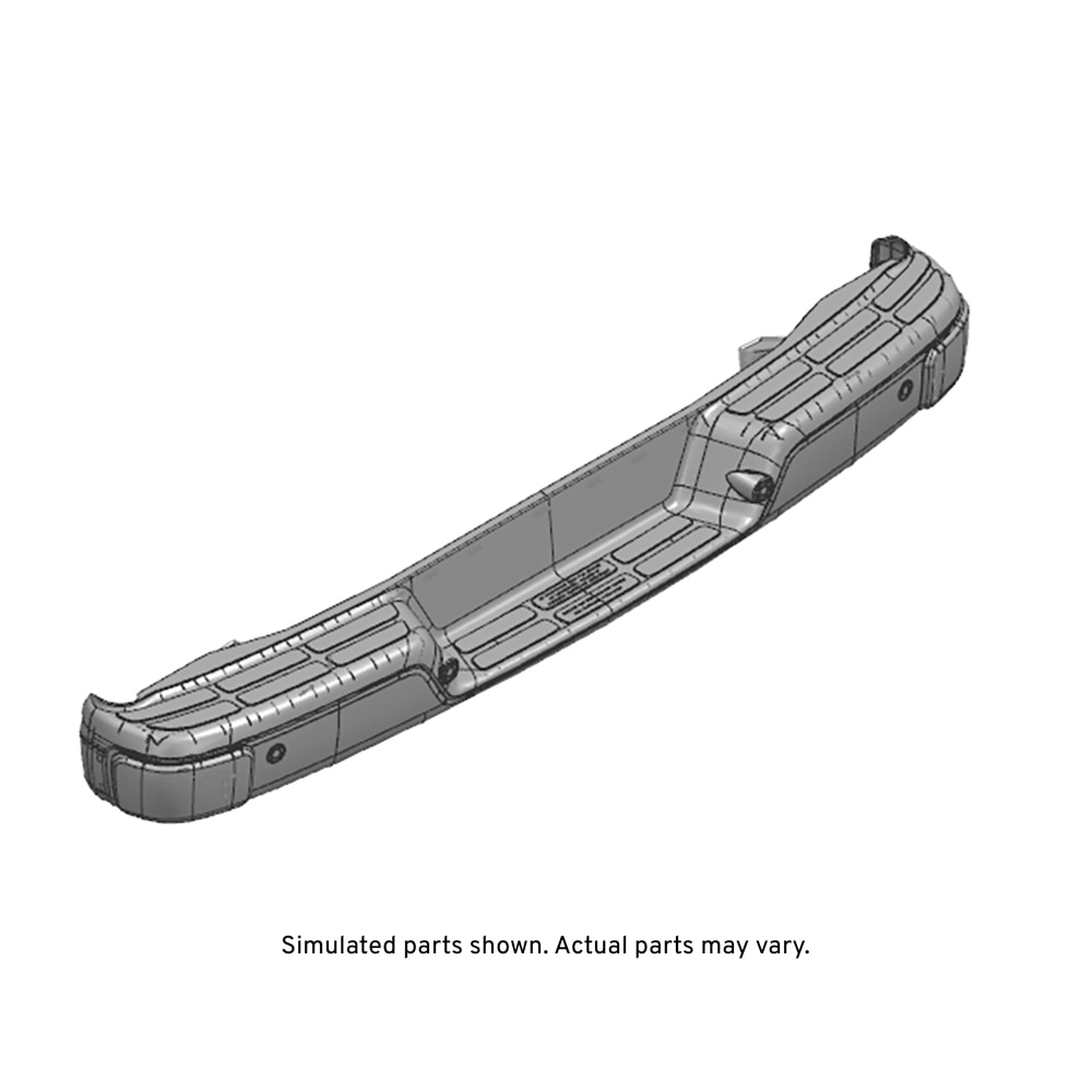 GM Genuine Parts Chrome Rear Bumper