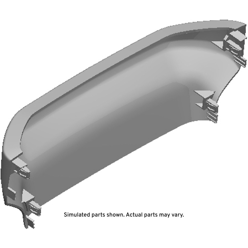 GM Genuine Parts Very Dark Atmosphere Front Floor Console Compartment Front Trim Panel