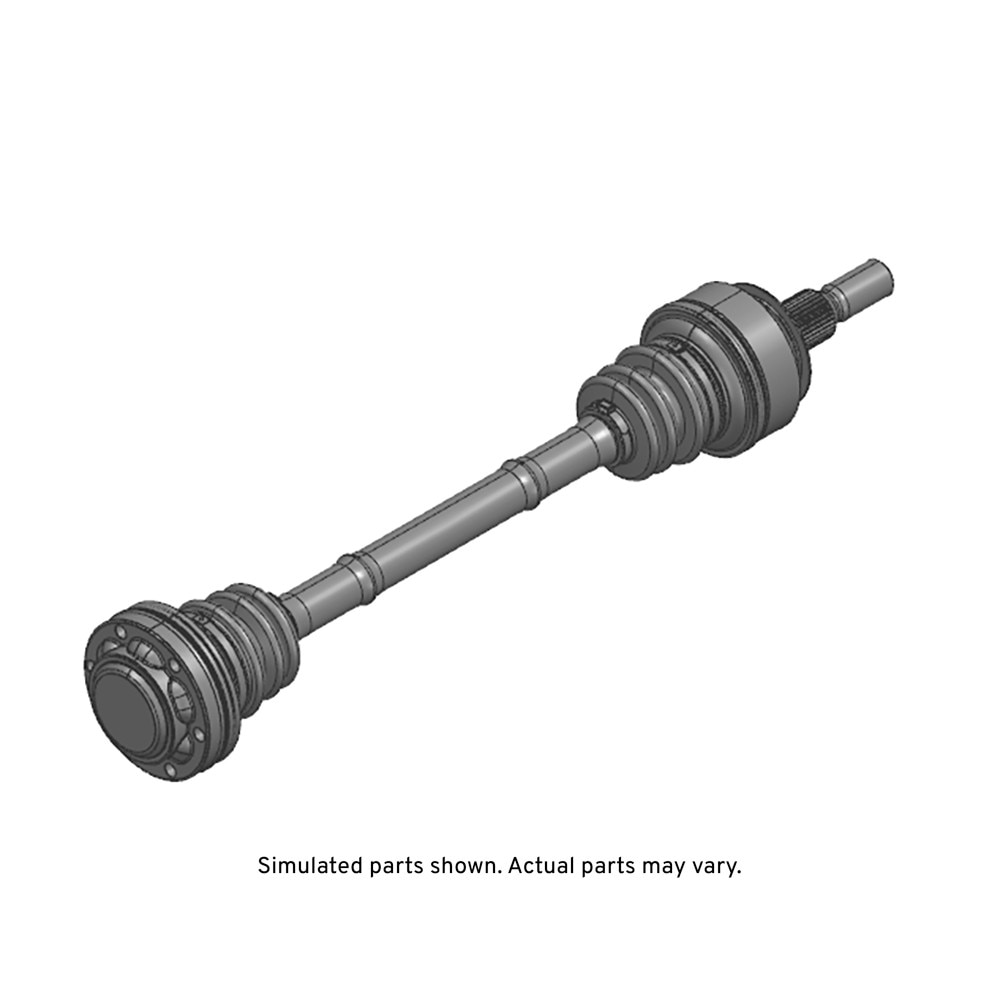 GM Genuine Parts Rear Passenger Side Half-Shaft Assembly