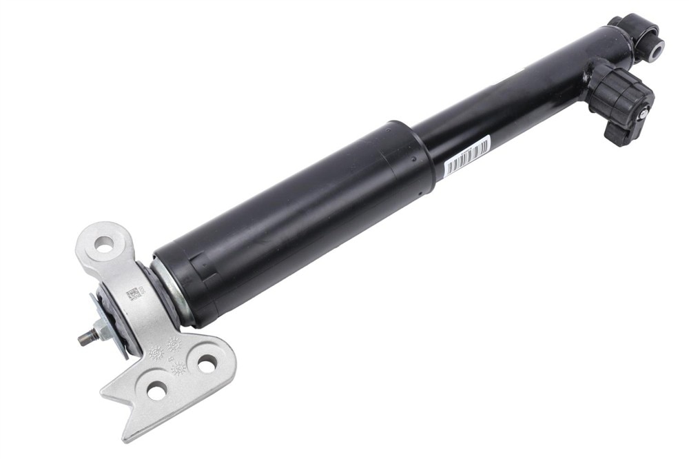 GM Genuine Parts Rear Shock Absorber with Upper Mount, Bumper, Boot, Cup, and Nut