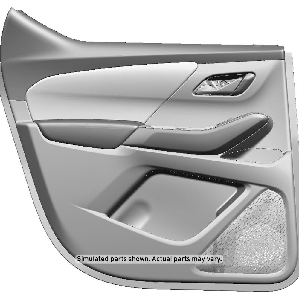 GM Genuine Parts Black Rear Driver Side Door Trim