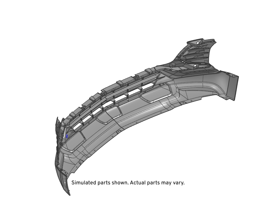GM Genuine Parts Front Bumper Lower Fascia