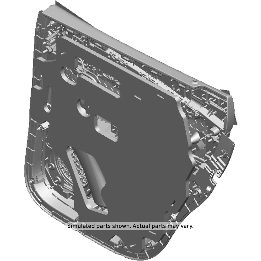 GM Genuine Parts Jet Black Driver Side Door Interior Trim Panel