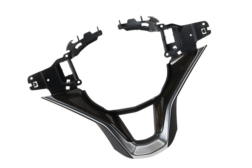 GM Genuine Parts Black Steering Wheel Trim Spoke Cover Applique