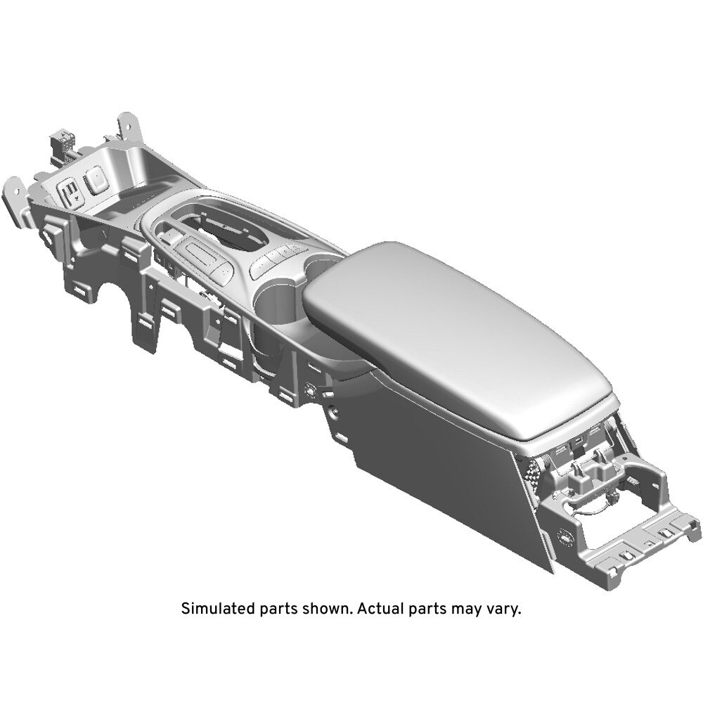 GM Genuine Parts Black Front Floor Console