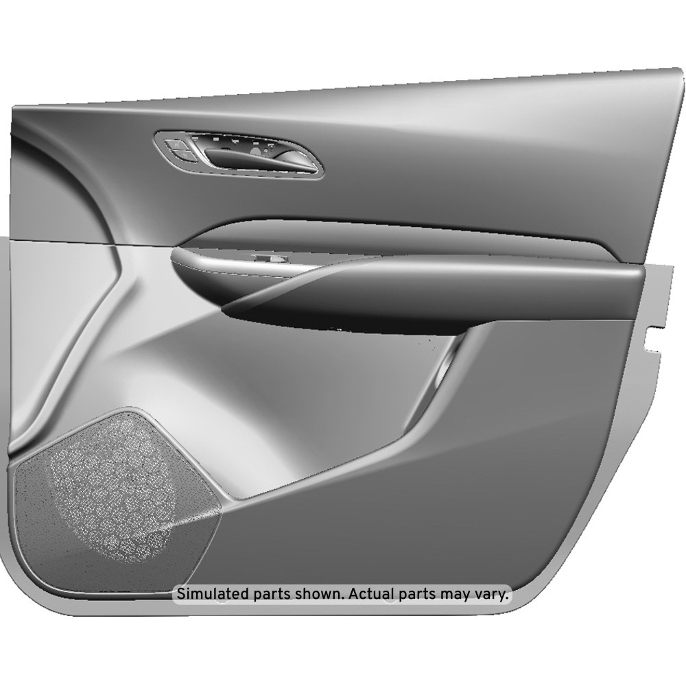 GM Genuine Parts Jet Black Passenger Side Door Interior Trim Panel