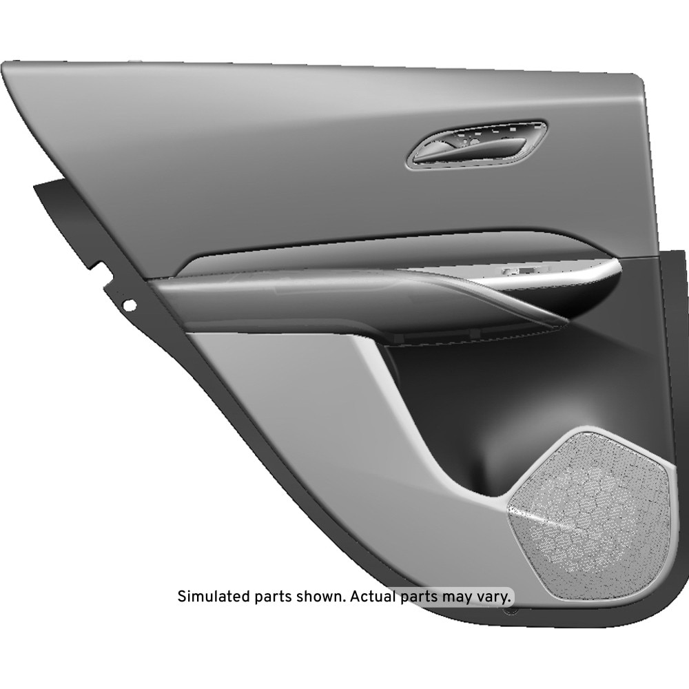 GM Genuine Parts Jet Black Passenger Side Door Interior Trim Panel