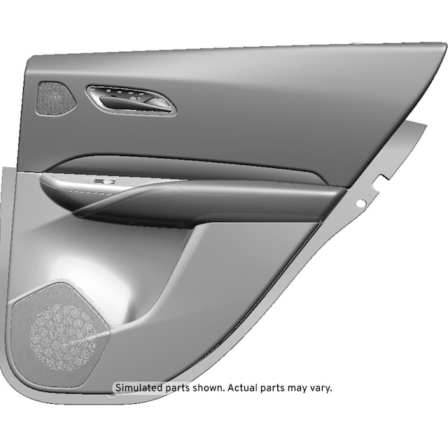 GM Genuine Parts Jet Black Driver Side Door Interior Trim Panel