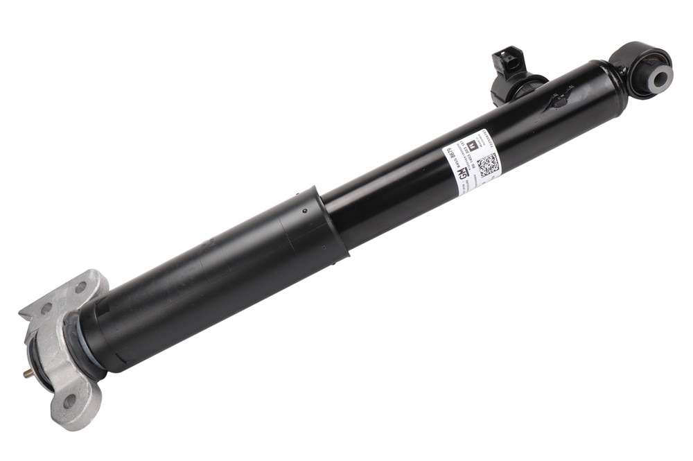 GM Genuine Parts Rear Passenger Side Shock Absorber with Upper Mount, Bumper, Boot, Cup, and Nut