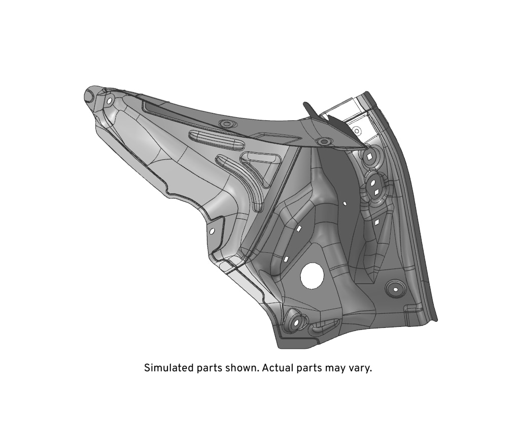 GM Genuine Parts Driver Side Tail Lamp Pocket