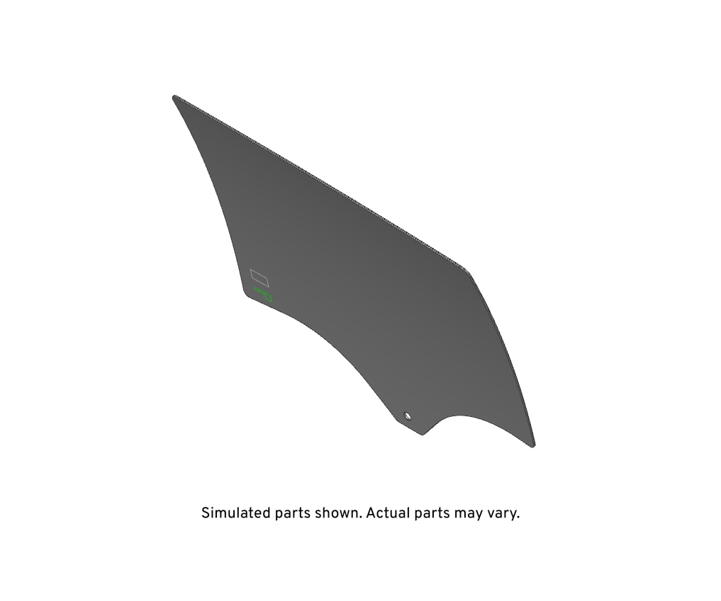 GM Genuine Parts Rear Passenger Side Door Window