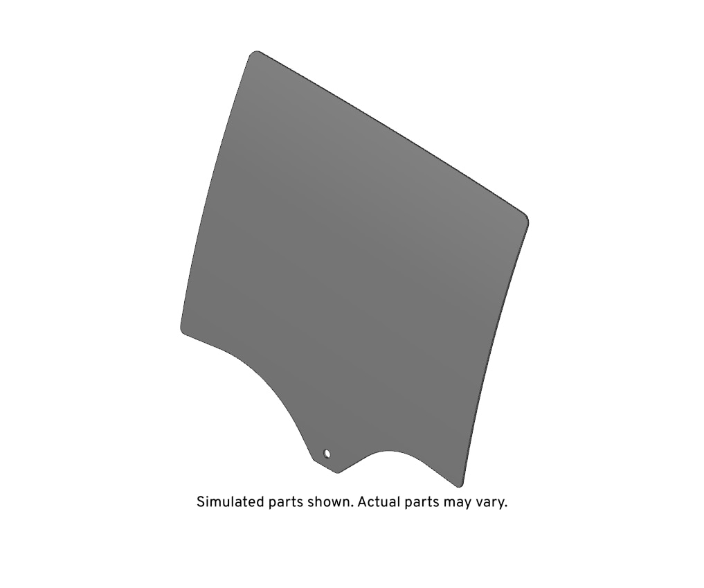 GM Genuine Parts Rear Driver Side Door Window